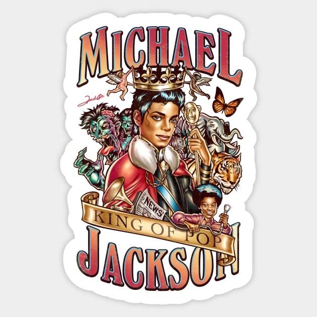 King Of Pop Sticker by renatodsc